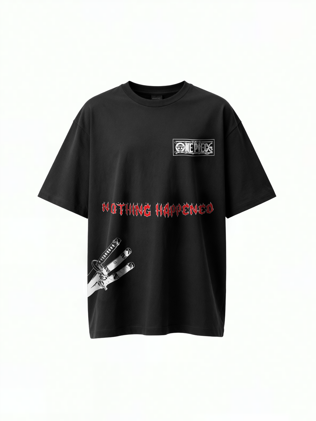 NOTHING HAPPENED- anime T-shirt